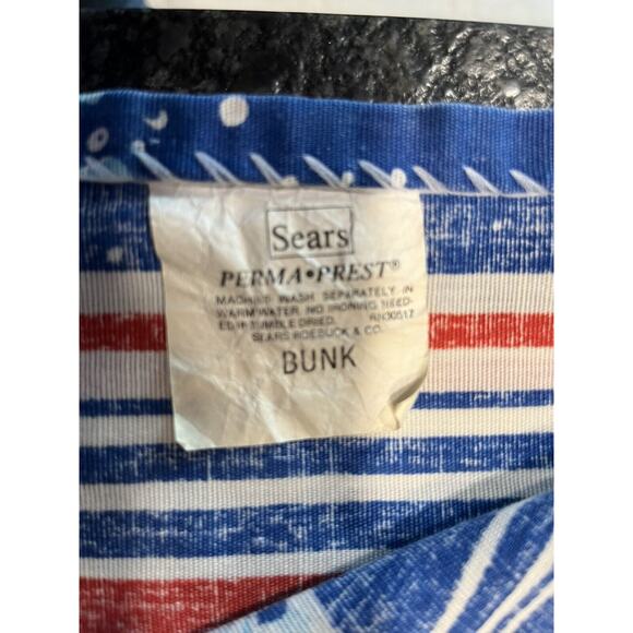 Columbia Space Shuttle NASA Sears 4 Pc Set 2 Drapes, Twin Flat Sheet, Valance - Picture 5 of 11